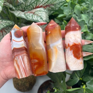 Carnelian Tower Point Obelisk (Qty: 1) (Lot 11)
