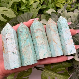 Natural Turquoise Point Tower Wand (Qty: 1) (Lot 9)