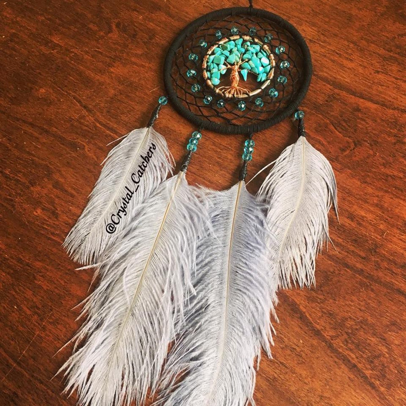 Small 4 Wire Wrapped Tree of Life Dream Catcher home Etsy