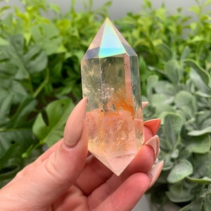 Aura Angel Clear Quartz Double Terminated Wand Point Obelisk Qty:1 image 10