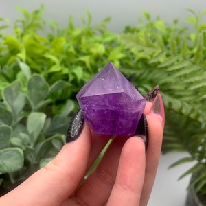 High Quality Asymmetrical Amethyst Crystal Point Qty: 1 image 7