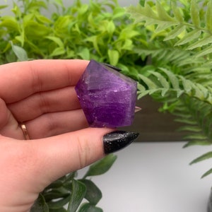 High Quality Asymmetrical Amethyst Crystal Point Qty: 1 image 9