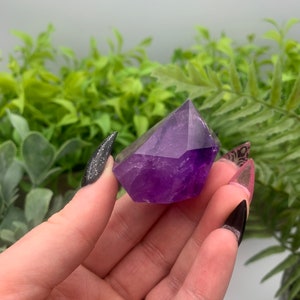 High Quality Asymmetrical Amethyst Crystal Point Qty: 1 image 5