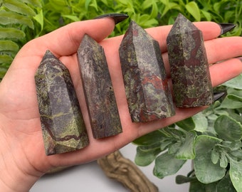 Dragon Bloodstone Crystal Point/Tower (Qty: 1) (Lot 12)