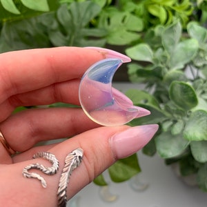 Opalite Carved Crescent Moon Qty: 1 image 6
