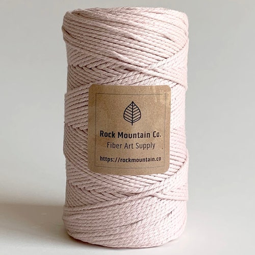 2mm 2 Strand Cotton Macrame String Cotton Candy Pink - Etsy