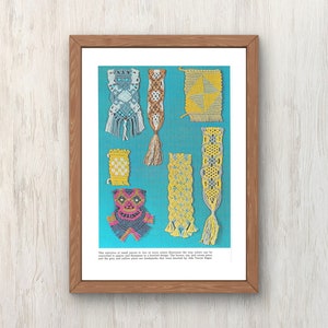Vintage Macrame Techniques, Macrame Patterns, How to Tutorials ...