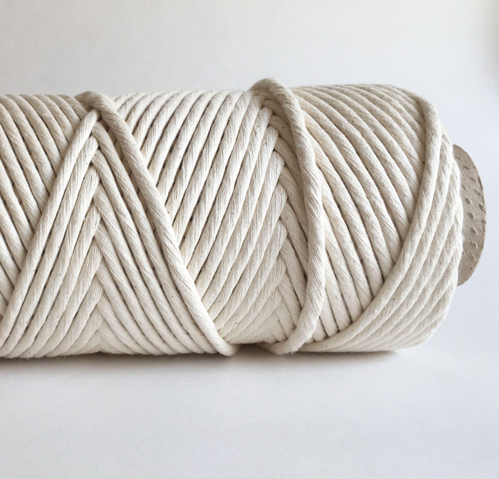 8mm Single Strand Cotton Macrame Cord / Bulk Fiber Art String - Etsy