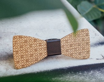 Wood Bow Tie, Mens Personalized Bow Tie, Wooden Men Accessories, Father's Day Gift, Suit Bow Tie, Wedding Favors, Wooden Bow Tie