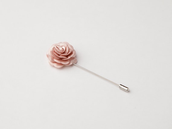 Pfirsich Rosa Filz Rose Reversnadel Blume Anstecknadel 