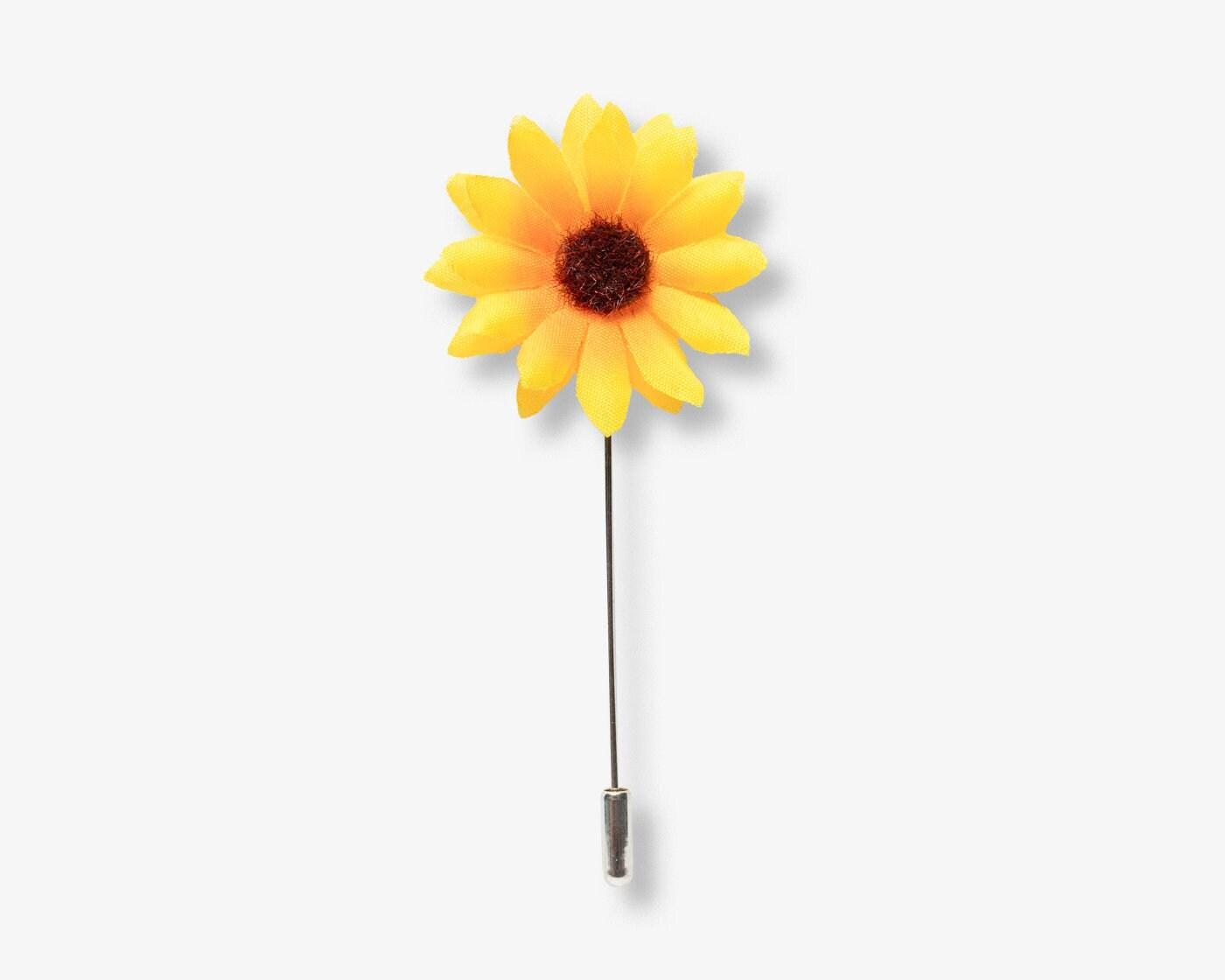 Spilla A Forma Di Girasole Con Perla Dorata – Vintage Rotonda, 4 Cm, In Lega Placcata Oro, Ipoallergenica, Per Camicie, Abiti, Bouquet Da Sposa