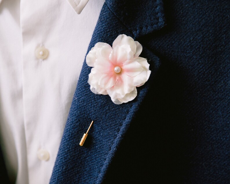 Suit Flower Lapel Pin Wedding Lapel Pin Grandfathers Day Etsy