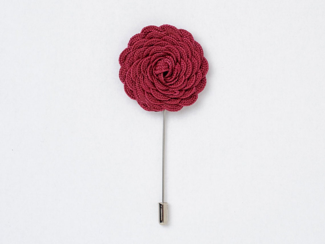 SING F LTD 18 spille da bavero da uomo a forma di fiore assortite con confezione regalo per festa di nozze, poliestere, senza pietre preziose