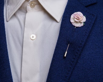 Lavender Ombre Dainty Stick Pin, Groomsmen Boutonniere Gift Idea, Summer Cocktail Men Suit Decorations, Father of The Bride Lapel Pin