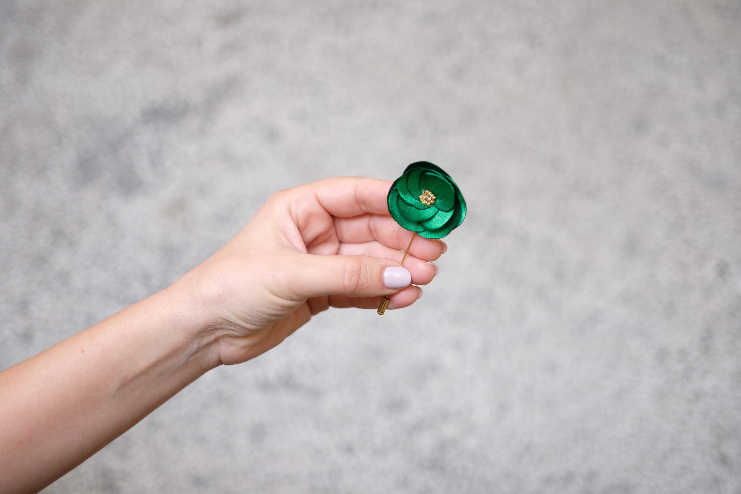 6 Pezzi Boutonniere Matrimonio Rosa Bianco Spilla Ospiti