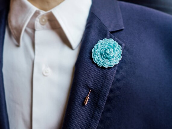 Set of 5 Brooches Mens Lapel Pin Suit Boutonniere Best Man