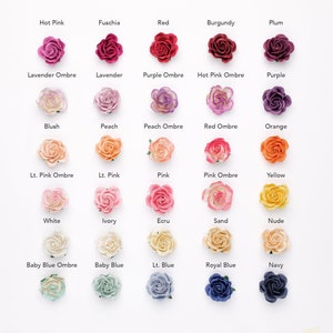 Multicolor Flower Lapel Pin - Rose Paper & Metal Wedding Boutonniere - 7 Backing Styles - Butterfly Clutch, Magnet, Stick Pin, Brooch