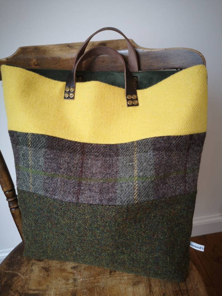 house of bruar harris tweed bags