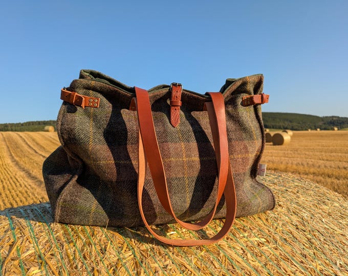 New Preston weekender Harris Tweed bag