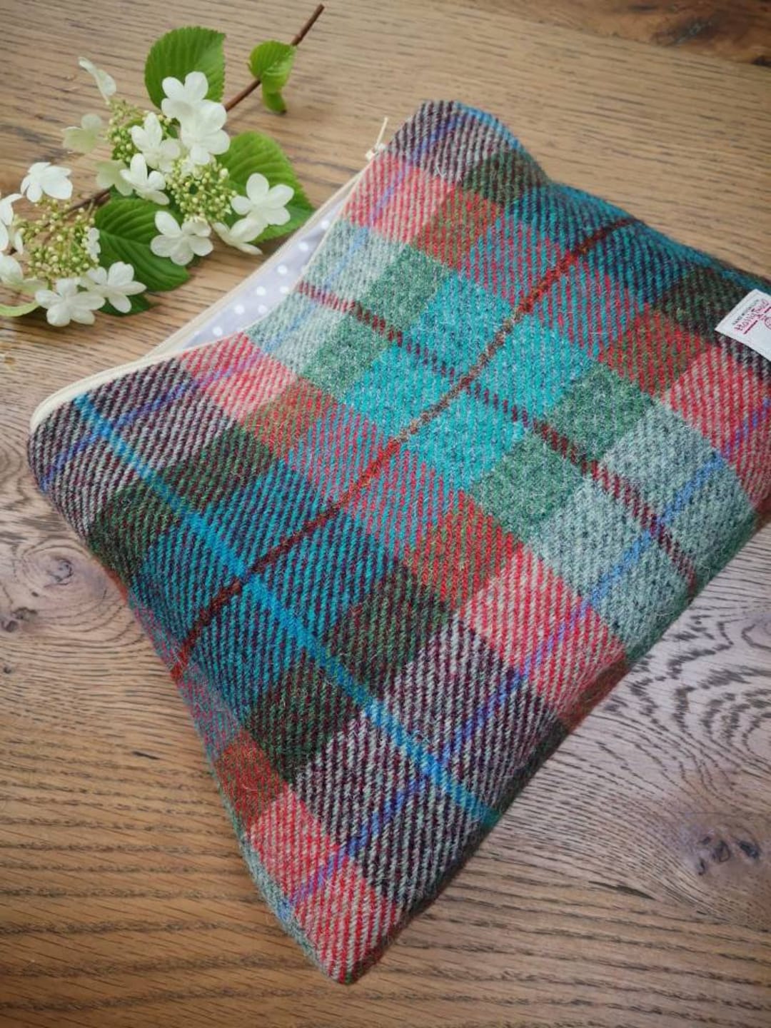 Harris tweed cosmetic bag best sale