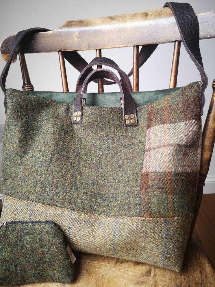 tweed designer bag