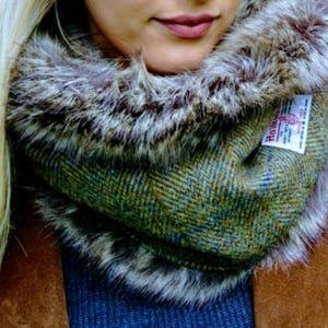 ルミニョン　tweed fur snow jacket&pocket fur Lumignon original ♥ tweed fur snow jacket【ブラック