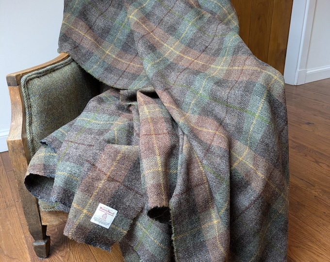 Harris Tweed blanket throw bedspread