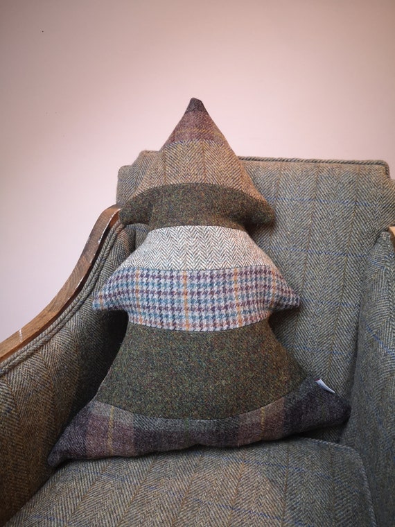 Harris Tweed tree Cushion