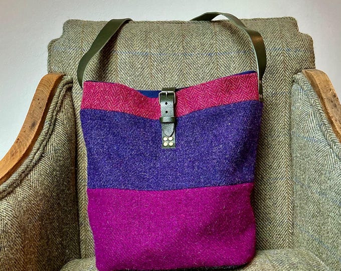 New Rosie Harris Tweed bucket bag