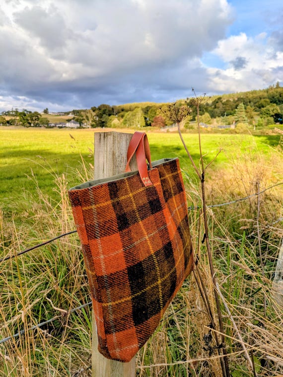 New Fomar Harris Tweed bag