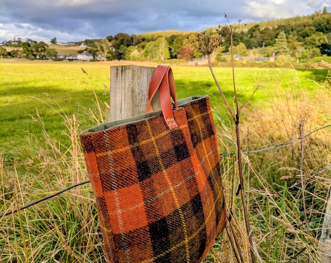 New Fomar Harris Tweed bag