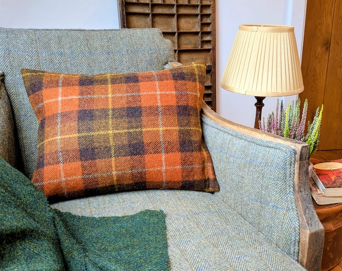 Angus Harris Tweed cushion cover