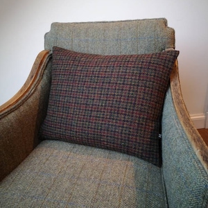 Fergus Harris Tweed cushion cover