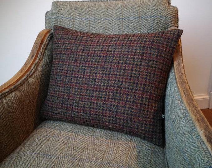 Fergus Harris Tweed cushion cover