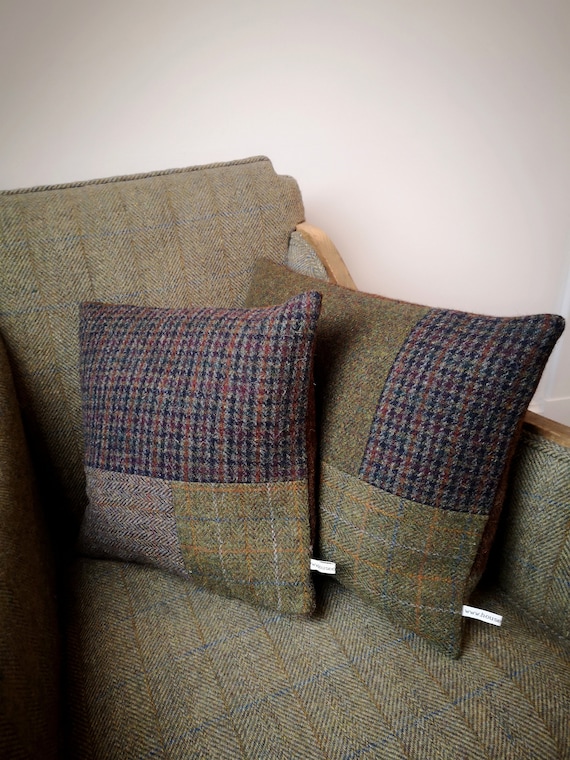Harris Tweed cushion cover