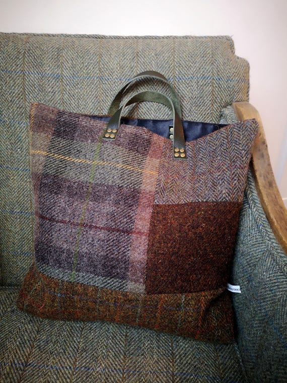 Ella Harris Tweed tote bag