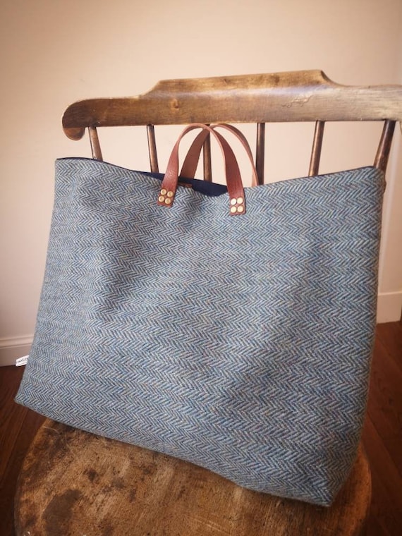 Cuan Harris Tweed tote bag