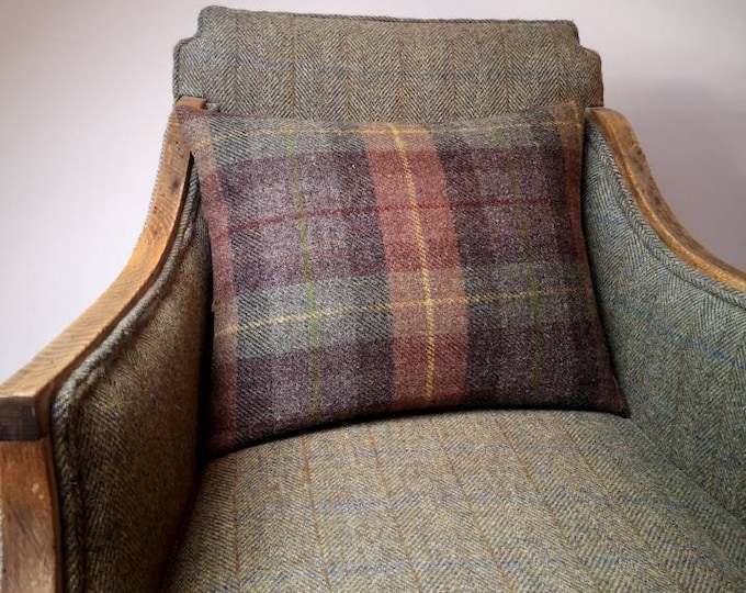 Luke Harris Tweed cushion cover