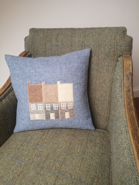 Harris Tweed house cushion cover