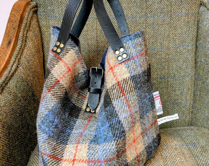 New Nadia Harris Tweed tote bucket bag
