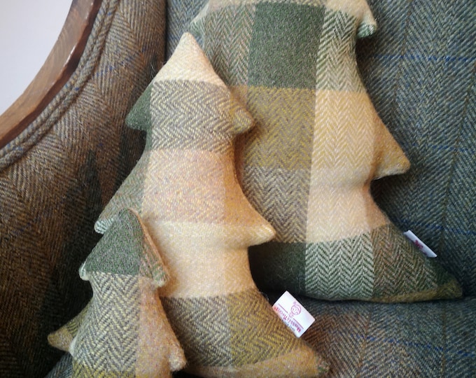 Harris Tweed tree Cushion