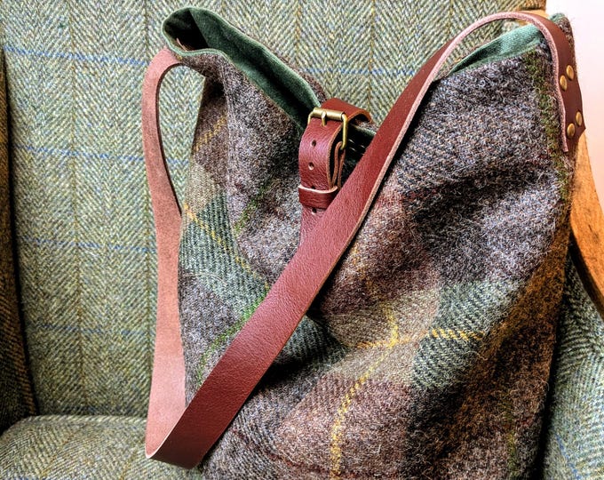 New Maise Harris Tweed bucket bag