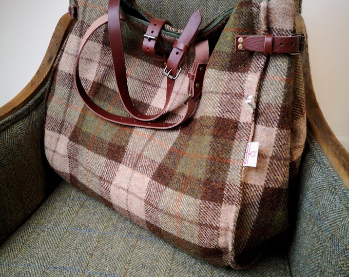 New Filemon weekender Harris Tweed bag