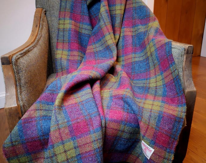 New Harris Tweed blanket throw bedspread