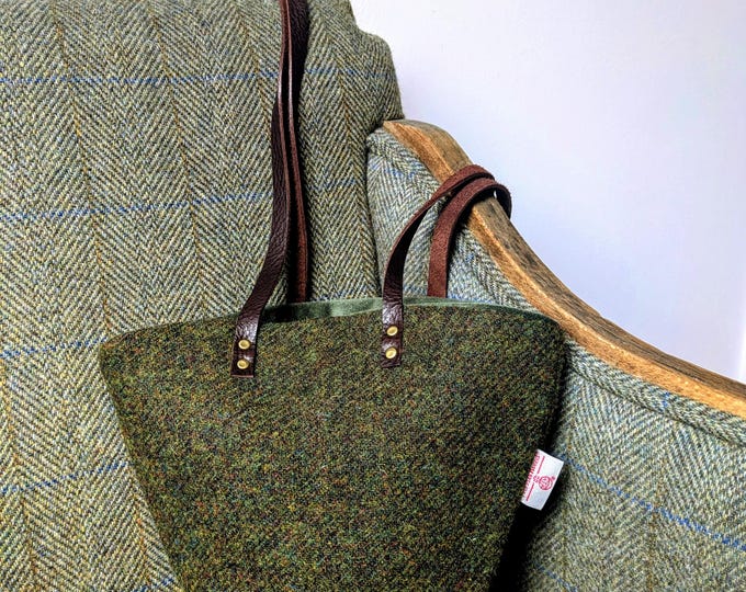 New Rosa Harris Tweed tote bucket bag