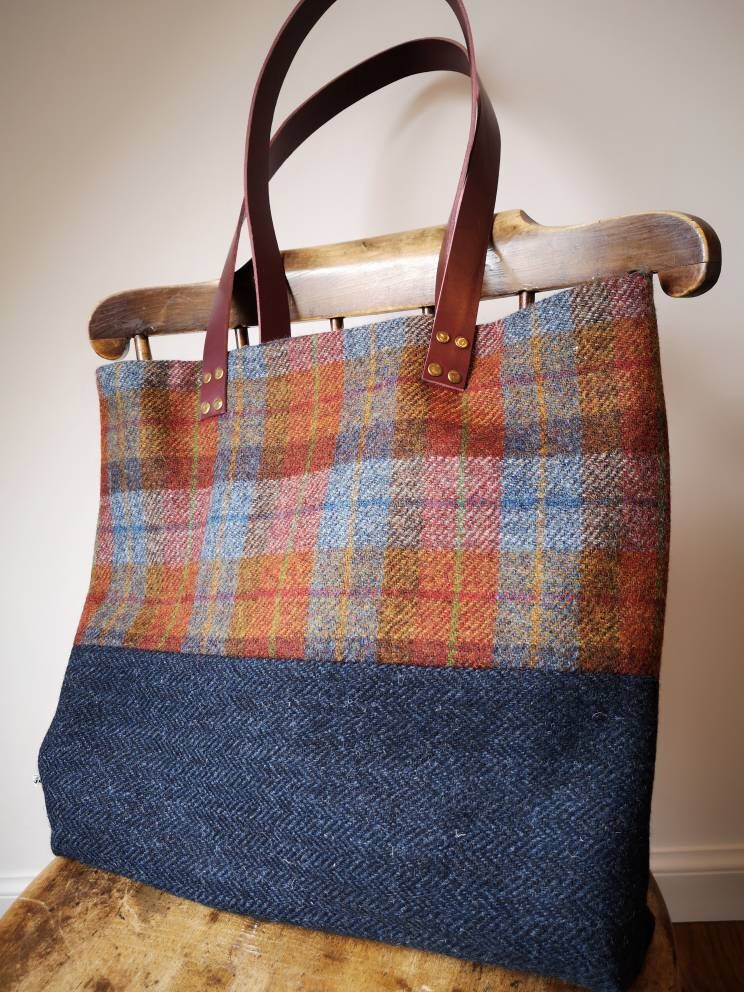 house of bruar harris tweed bags