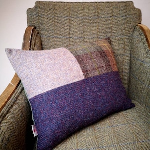 Hubert Harris Tweed patchwork Cushion