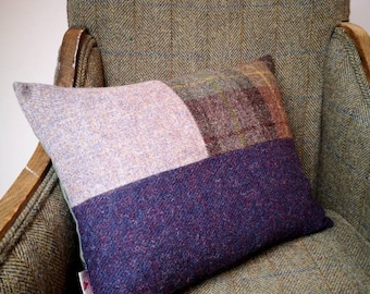 Hubert Harris Tweed patchwork Cushion