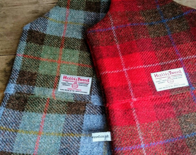 Hand Crafted Harris Tweed hot water bottle cover