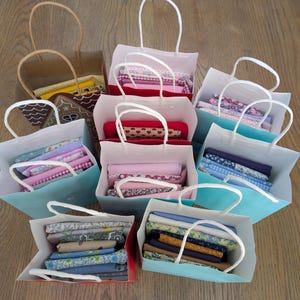 Cotton remnant pieces, scraps for small craft projects